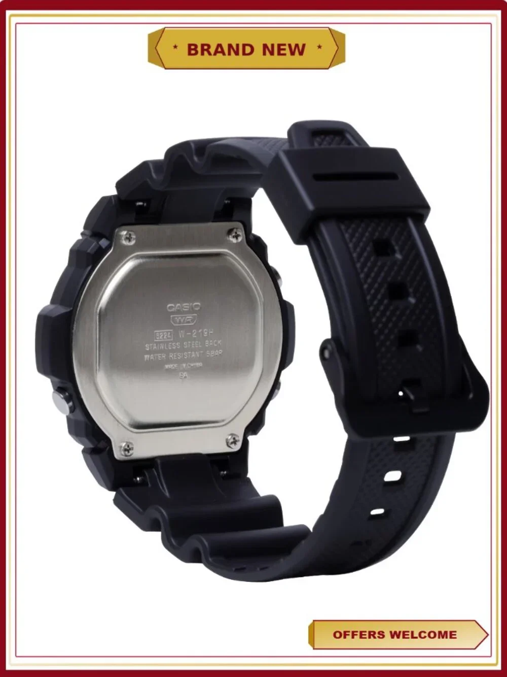 Mens HD Digital Sports Watch, Black (Condition: New)